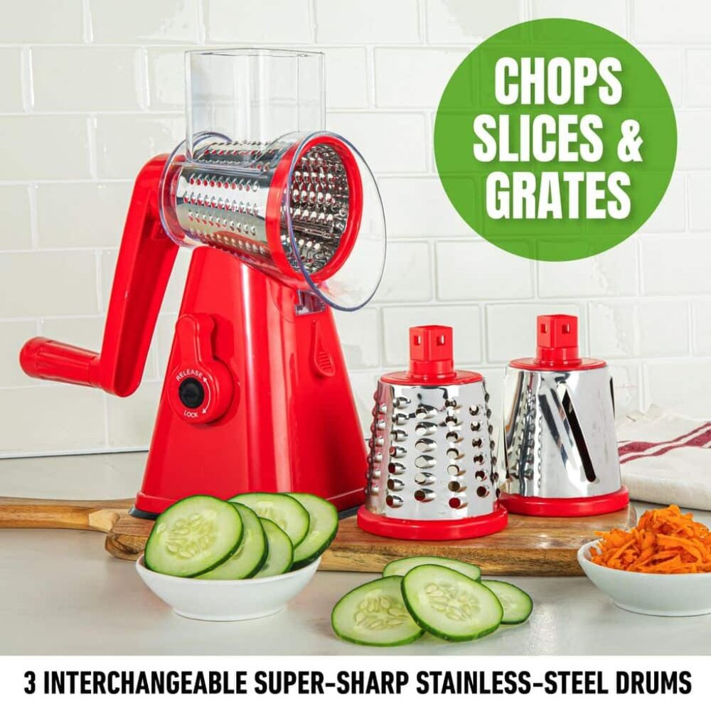 NUTRISLICER Mandoline - Slicer, Chopper, Shredder, Grater NEW